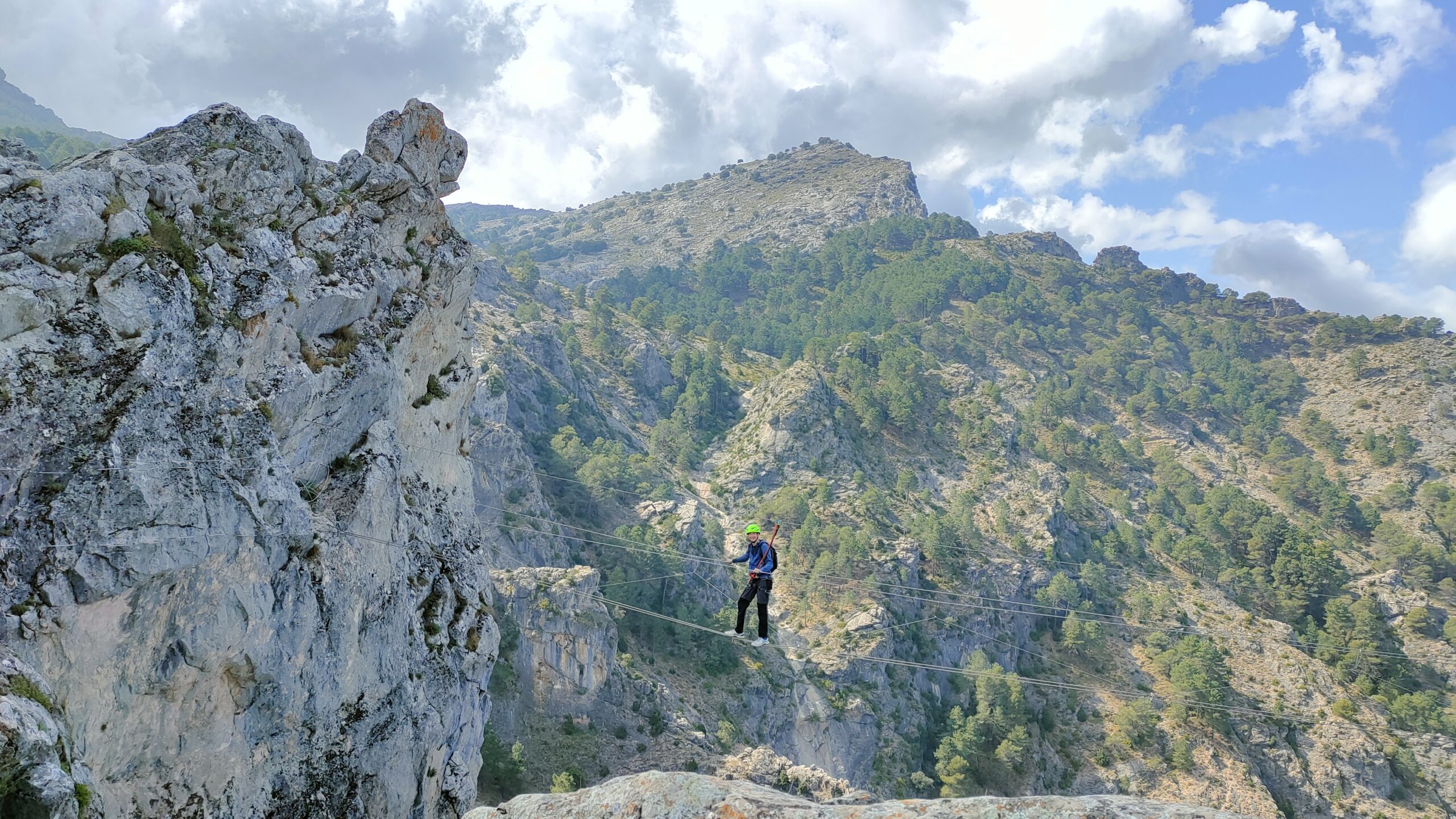 Vía ferrata en Cazorla
